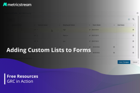 GRC in Action: Adding Custom Lists to Forms