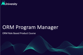 ORM Program Manager - Role Based Course
