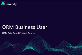 ORM Business User - Role Based Course