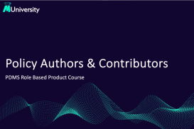 Policy Authors &amp; Contributors - Role Based Course