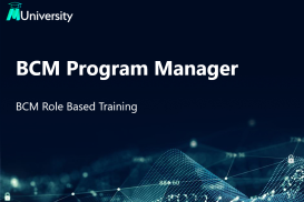 BCM Program Manager - Role Based Course